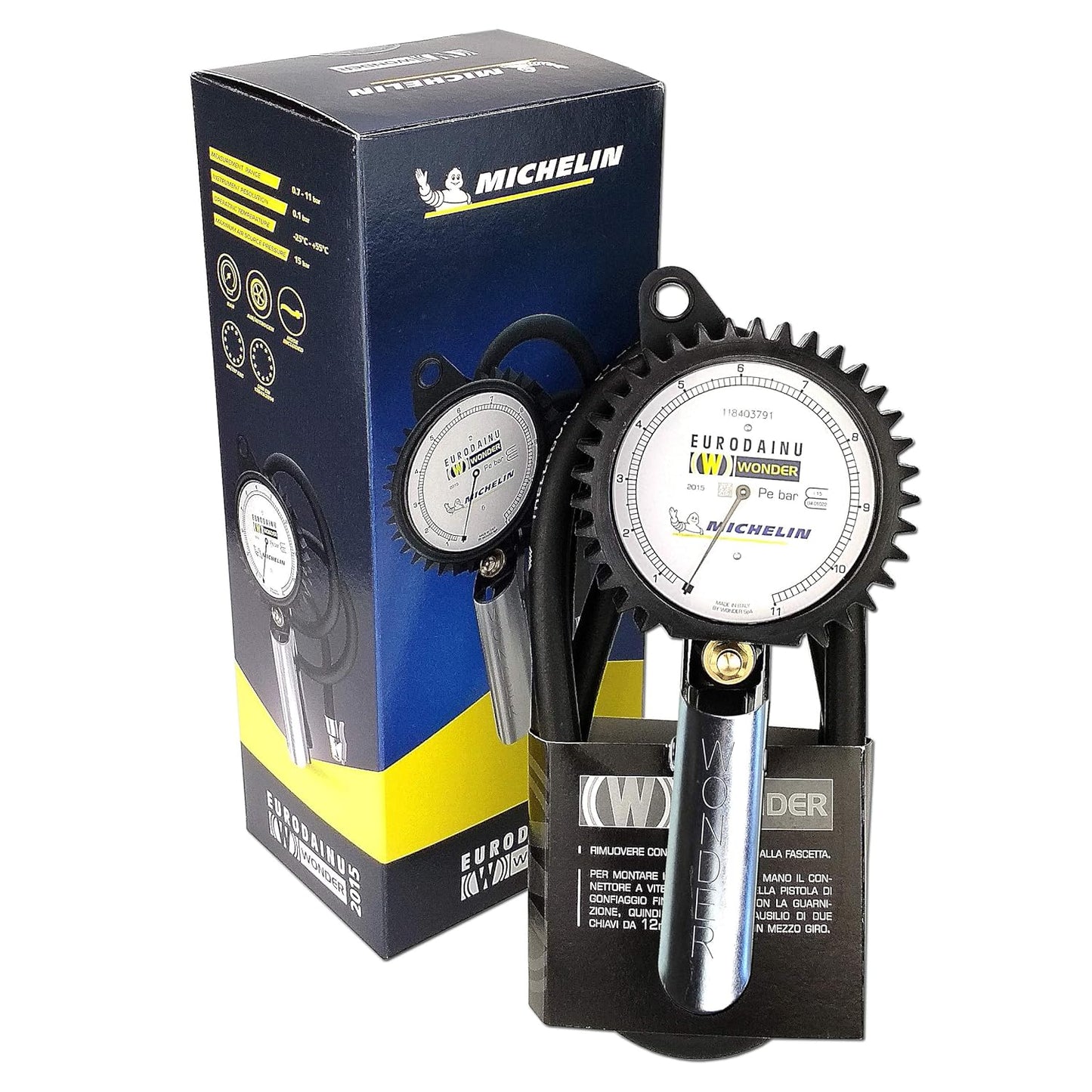 MANOMETRO MICHELIN 1/4 0.7-11 BAR